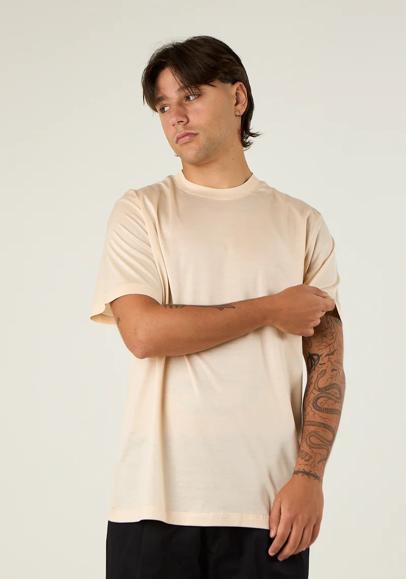 T-shirt basic in filo di scozia