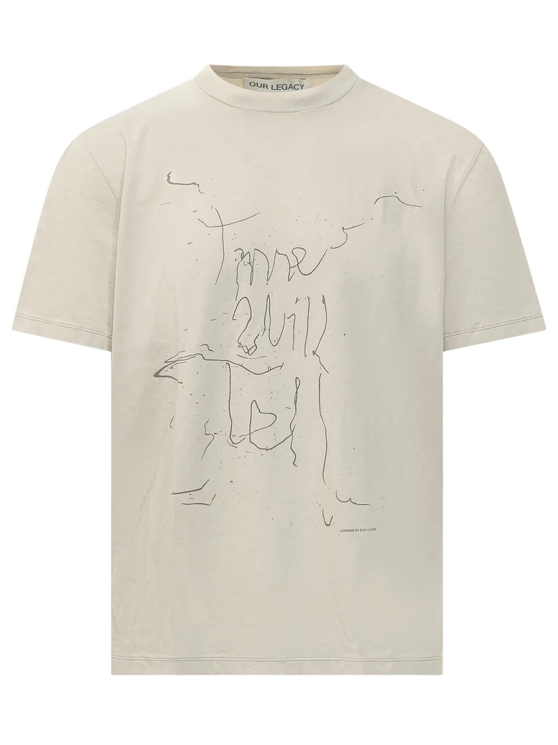 T-shirt Box con Stampa Grafica