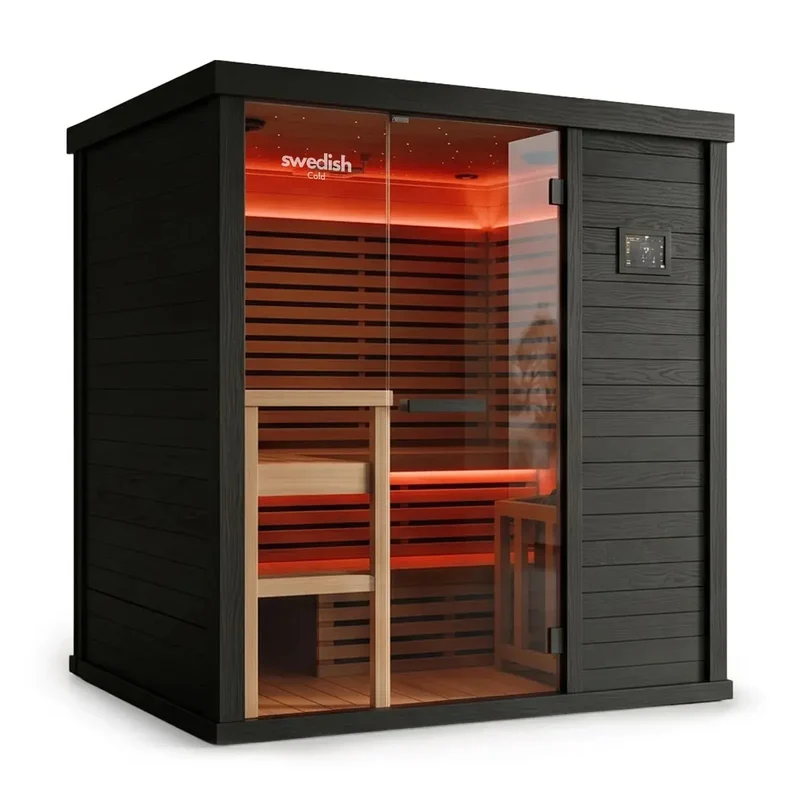 Hybrid Sauna – Infrarot + Traditionell (4–6 Personen)