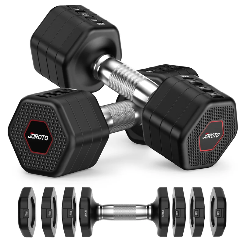 JOROTO KT10 Smart 2–5 kg verstellbares Kurzhantel-Set
