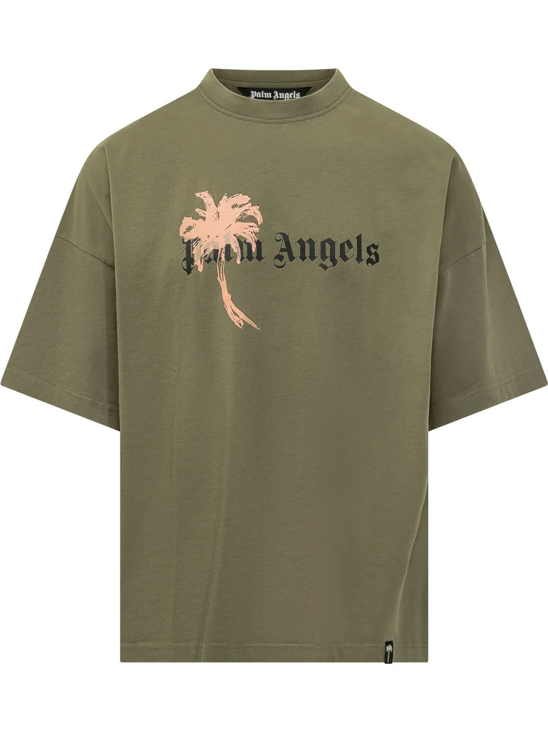 T-shirt Palm Drift con Stampa Palma
