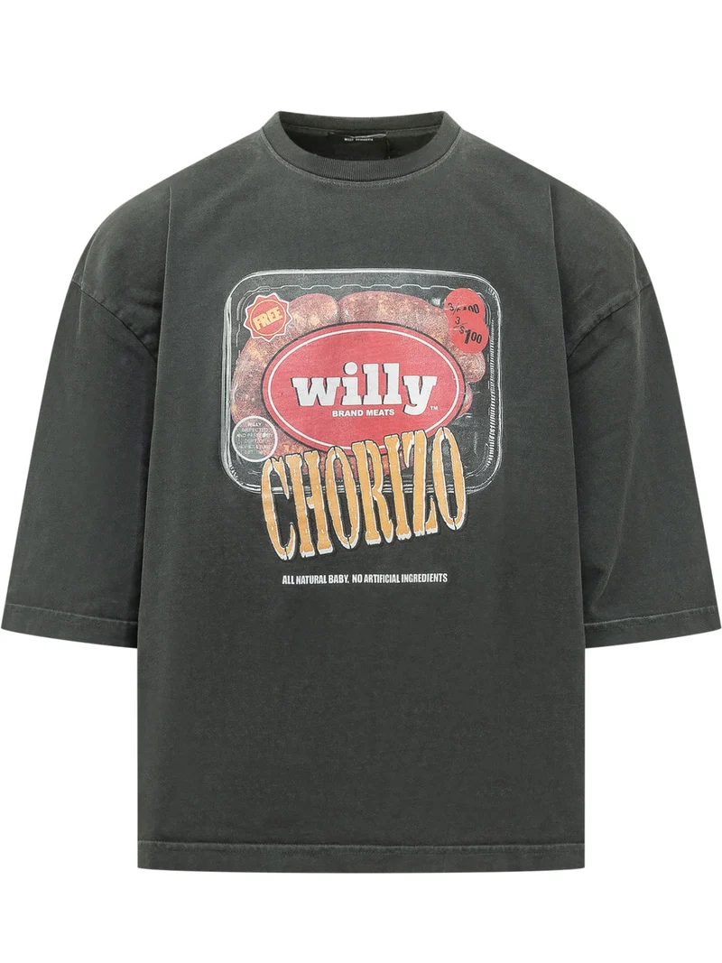 T-shirt Especial Chorizo con Stampa Frontale