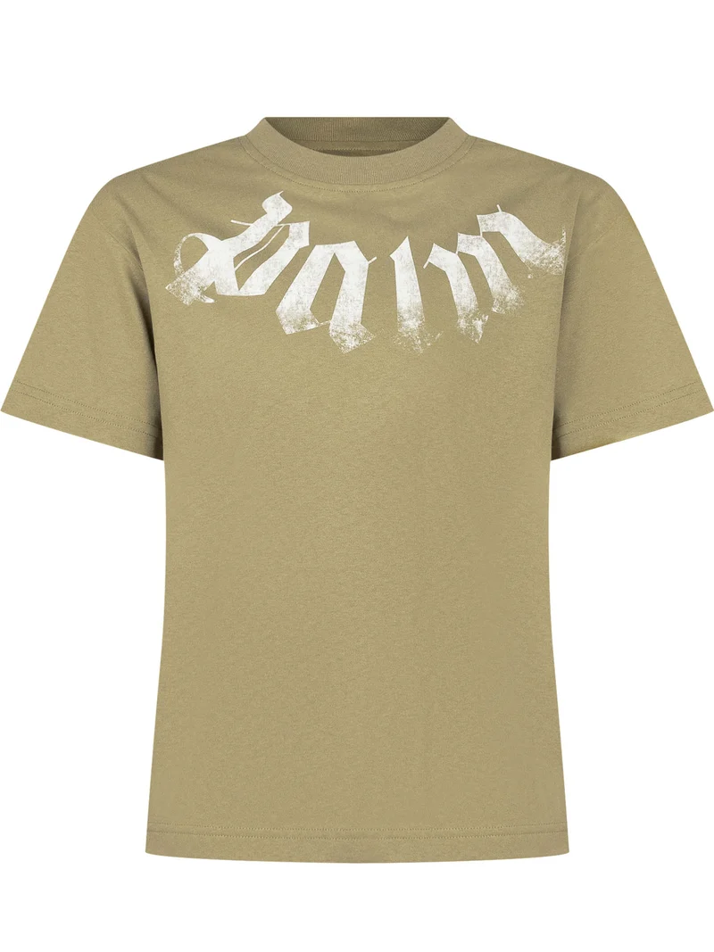 T-shirt con Maxi Stampa Frontale