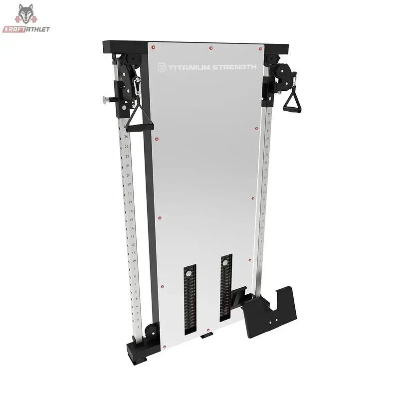 Wand-Kabelkreuz mit Spiegeleffekt CC1 (2x90 kg) Titanium Strength