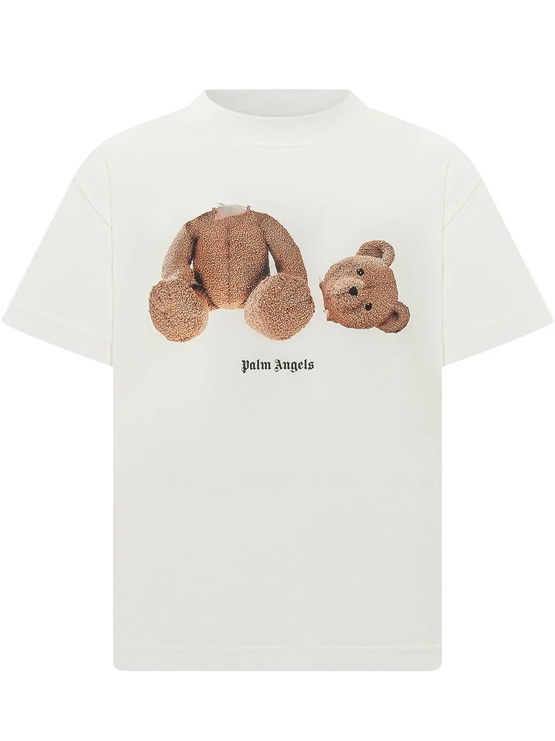 T-shirt con Grafica Orsetto Scomposto