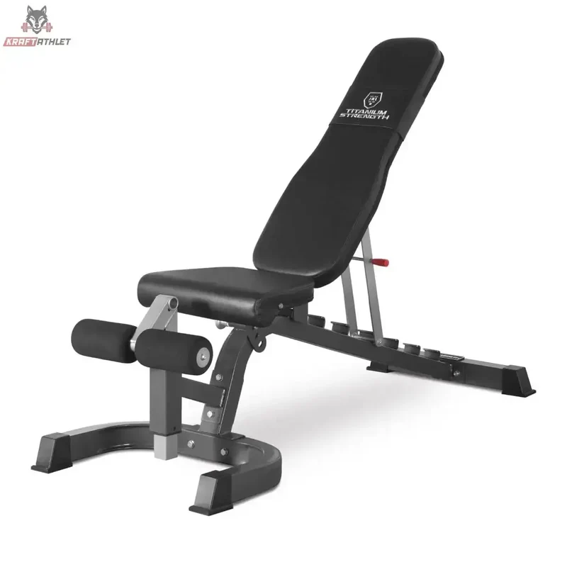 Verstellbare und multifunktionelle Hantelbank FID 330BM Titanium Strength