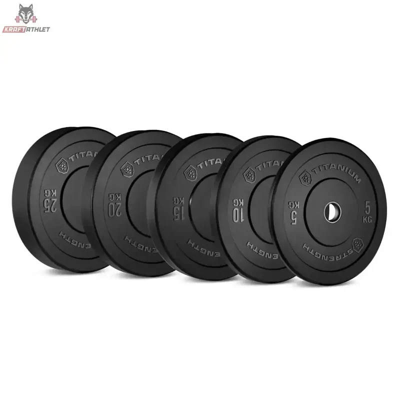 TRBP Olympische Bumper Plates – Set 80 kg Titanium Strength