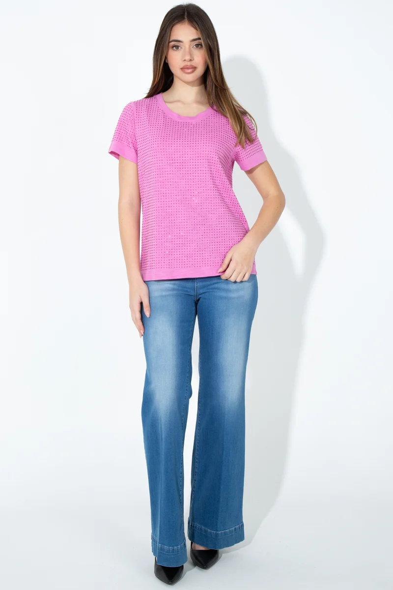 T-shirt con applicazioni