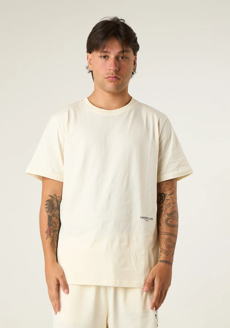 T-shirt con ampia stampa posteriore