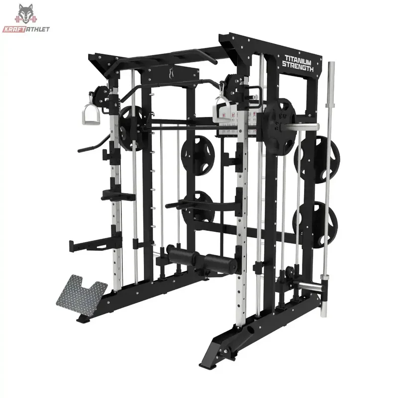 Smith Maschine, Dual Pulleys und Rack B100 V2 Titanium Strength