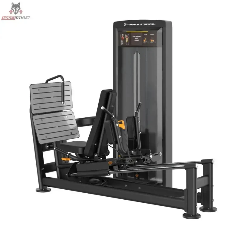 Selektierte Dual-Beinpresse / Hack Squat Titanium Strength Black Series