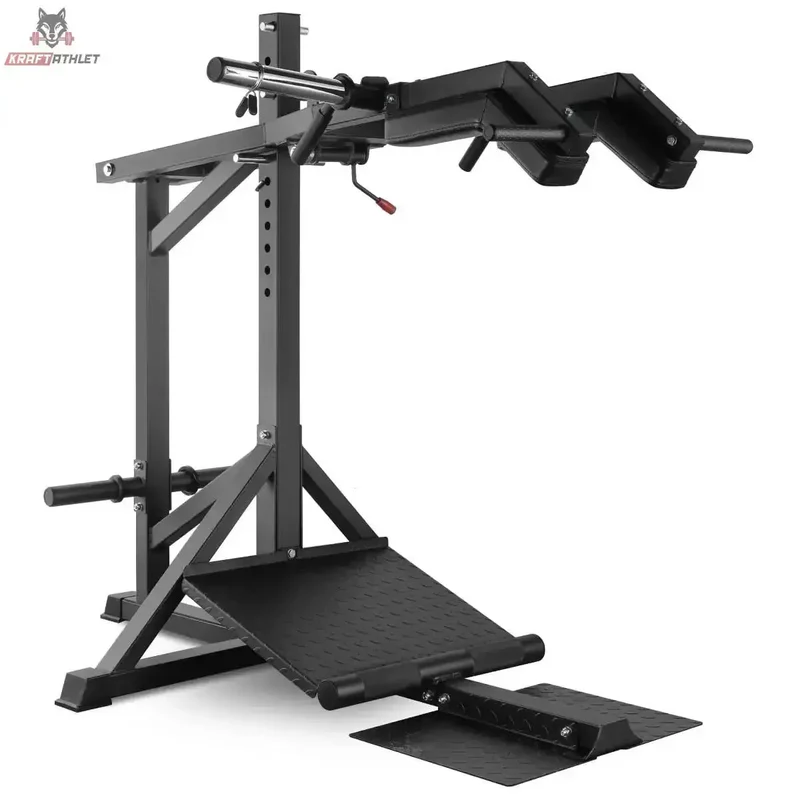SC250 Kniebeugenmaschine, Wadenheben und Viking Press - 3 in 1 Titanium Strength