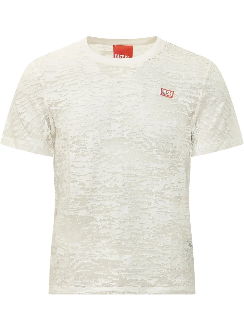 T-shirt con Fascia e Lettering