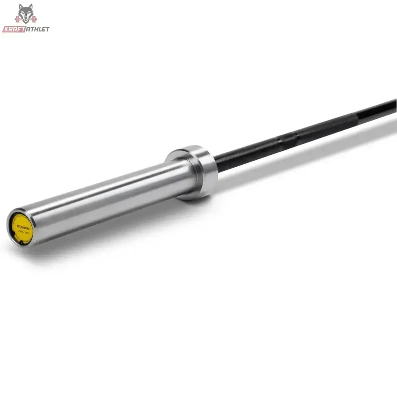 Olympische Hantelstange Power 2,01 m / 15 kg (Schwarzes Zink) Titanium Strength