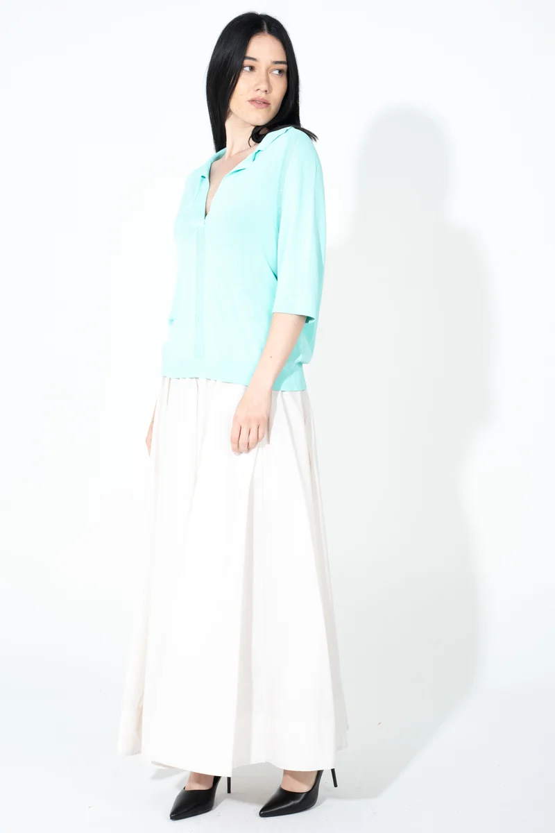 Polo in maglia morbida