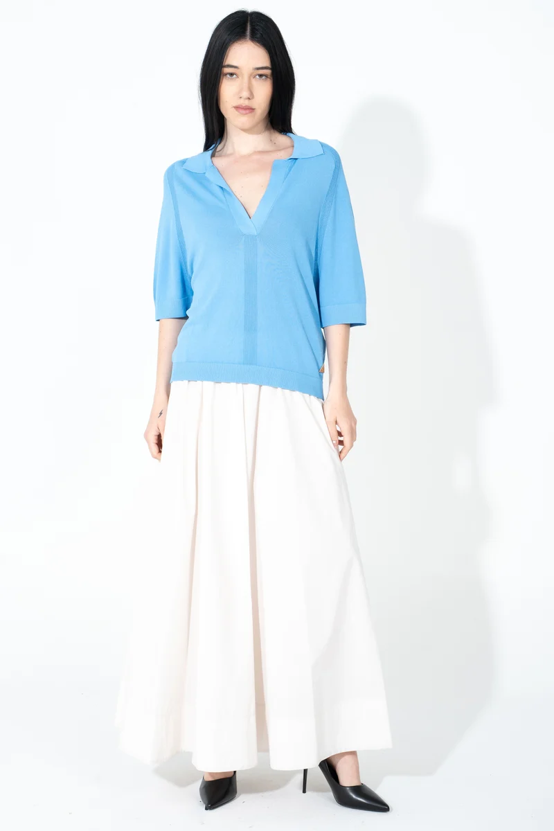 Polo in maglia morbida