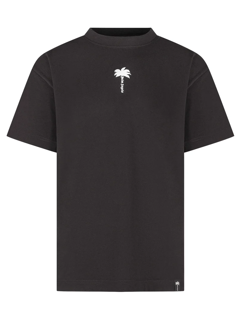 T-shirt con Motivo Palma sul Petto