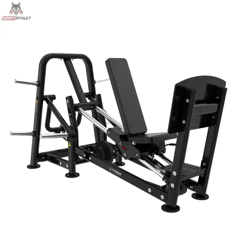 Horizontale Beinpresse Titanium Strength Genesis Series – Plattenbestückung
