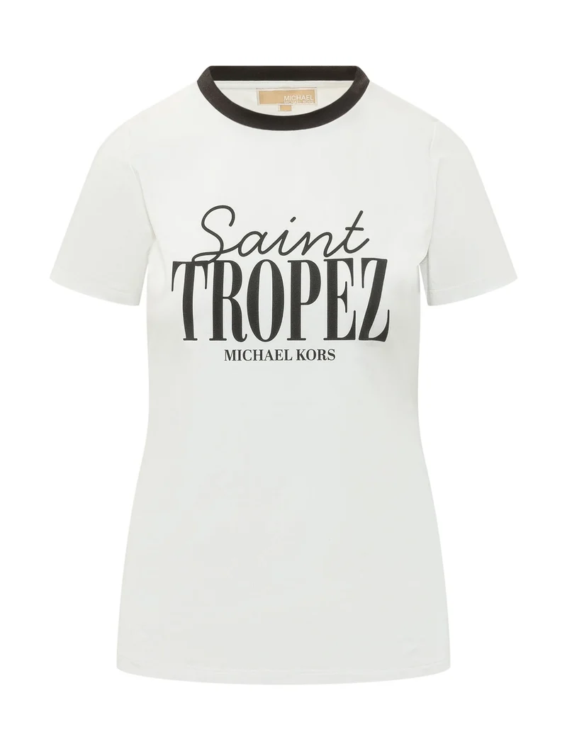 T-shirt con Stampa Frontale