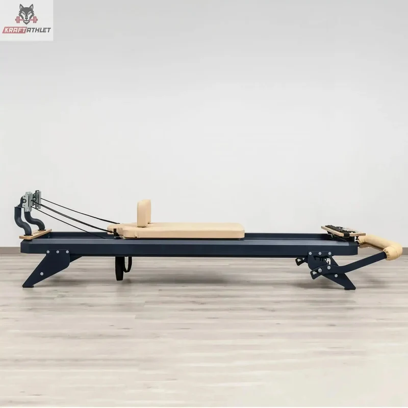 Hegren Reformer TALMA 62 – Premium Studio Reformer (Stahlrahmen, 5-Feder-System, 245 cm)