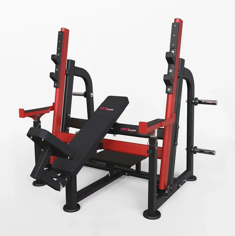 MaxPump A7056 Safety with Pivot Incline Bench