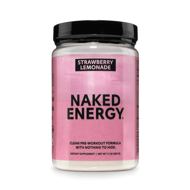 Strawberry Lemonade Pre Workout Supplement | Naked Energy - 30 Servings