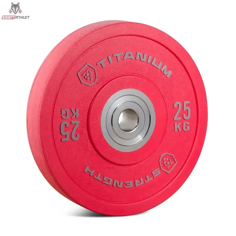 HD Olympische Bumper Plate Pro 25 KG Titanium Strength
