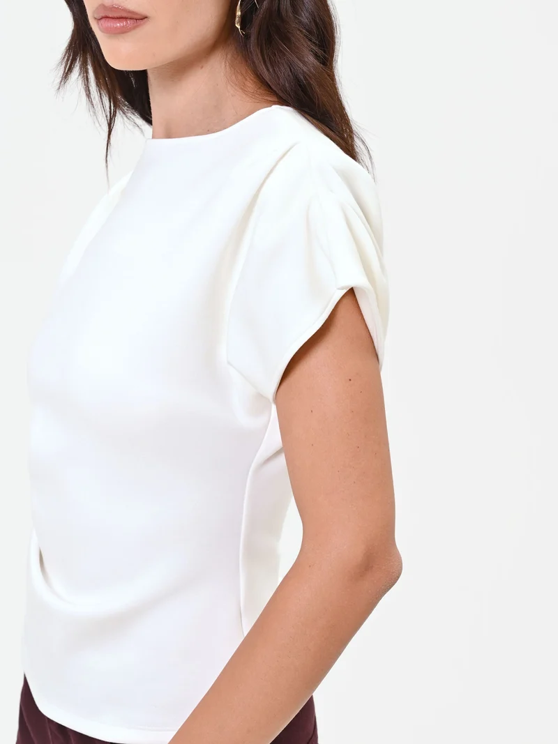 Tshirt in Tessuto Soft Strutturato