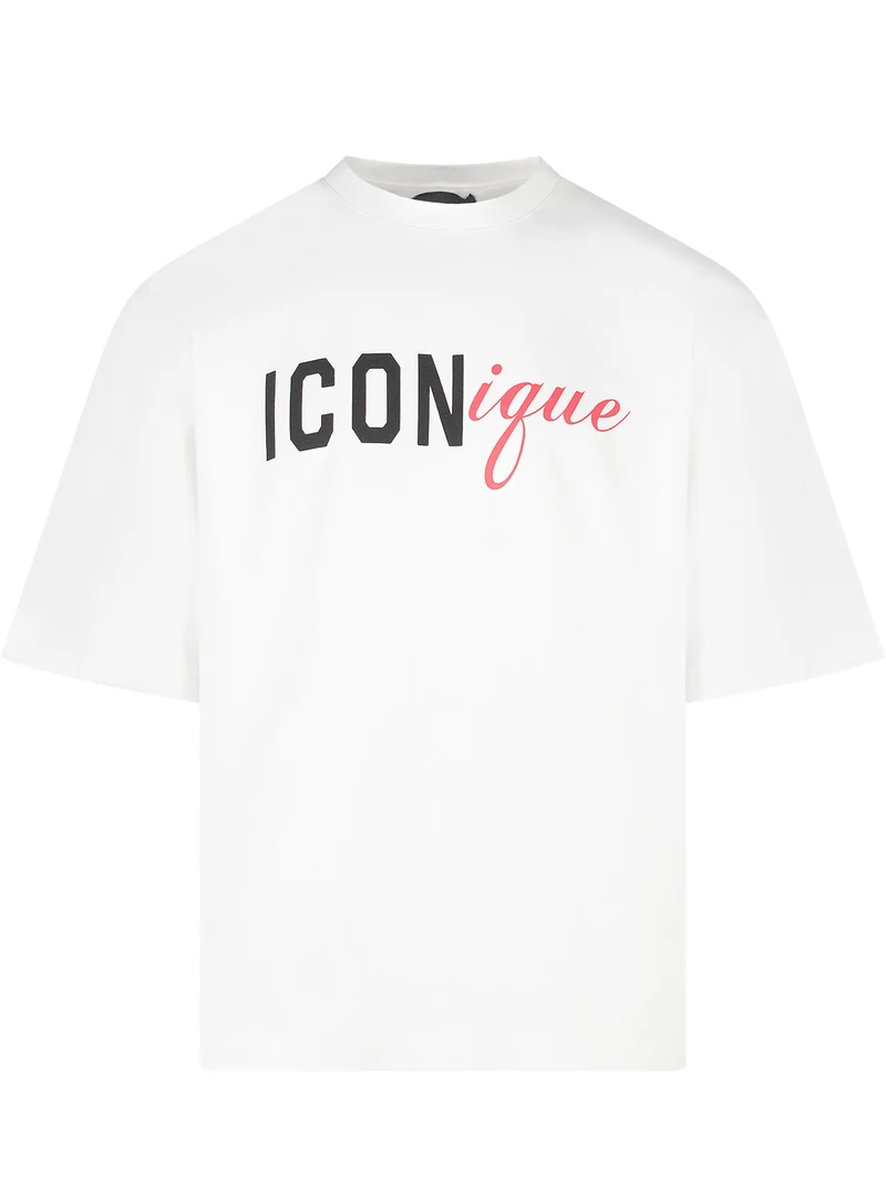 T-shirt Iconique Loose Fit con Stampa