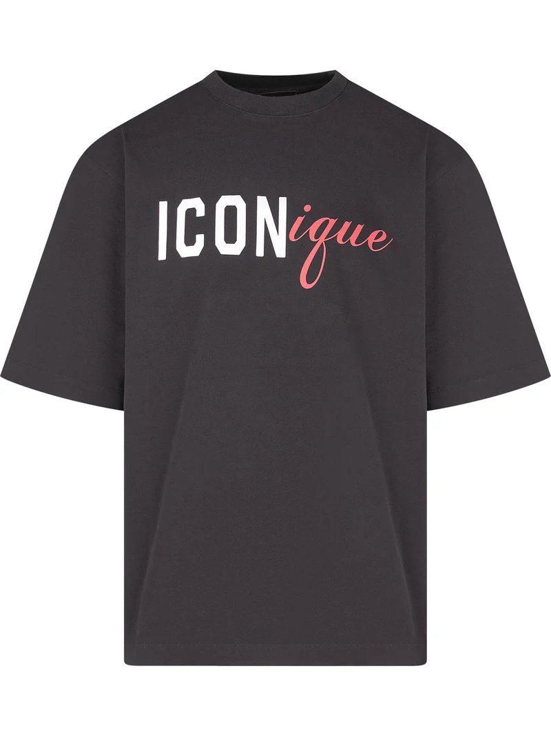 T-shirt Iconique Loose Fit con Stampa