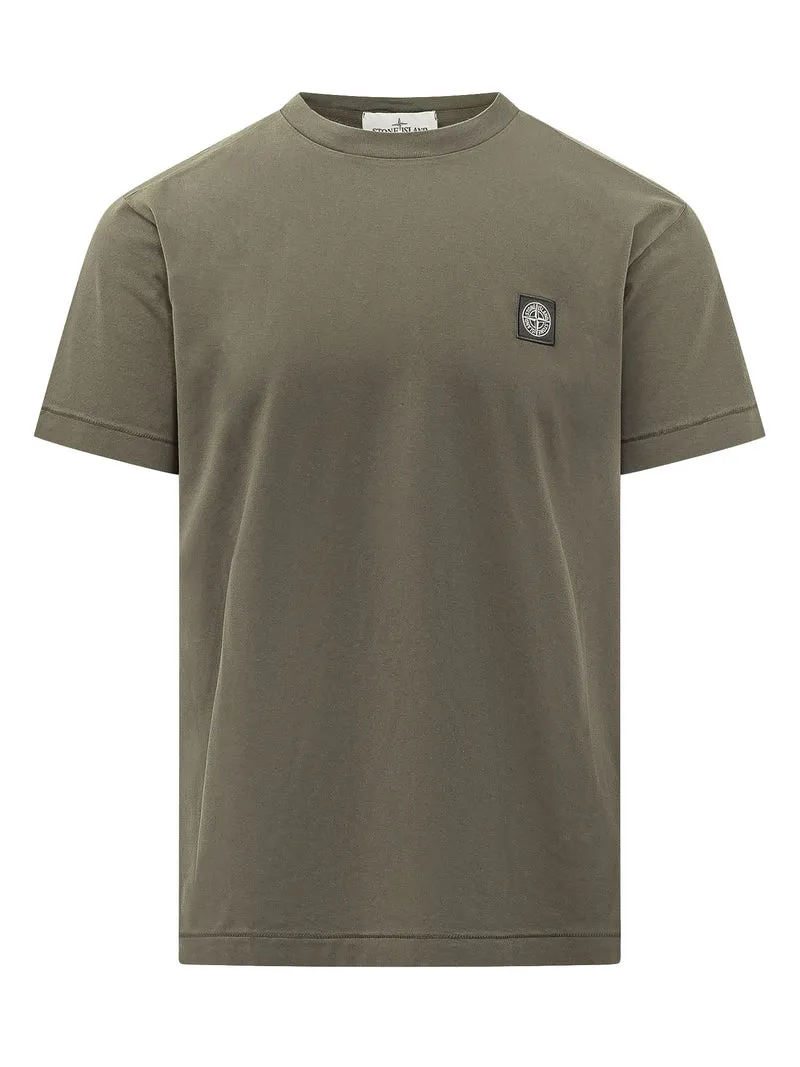 T-shirt con Patch sul Petto