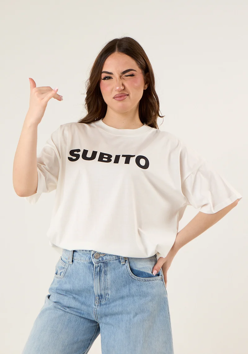 T-shirt con stampa