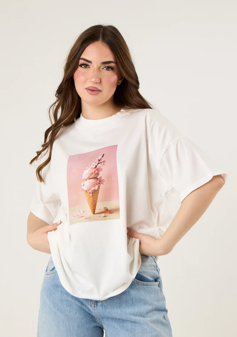 T-shirt con stampa