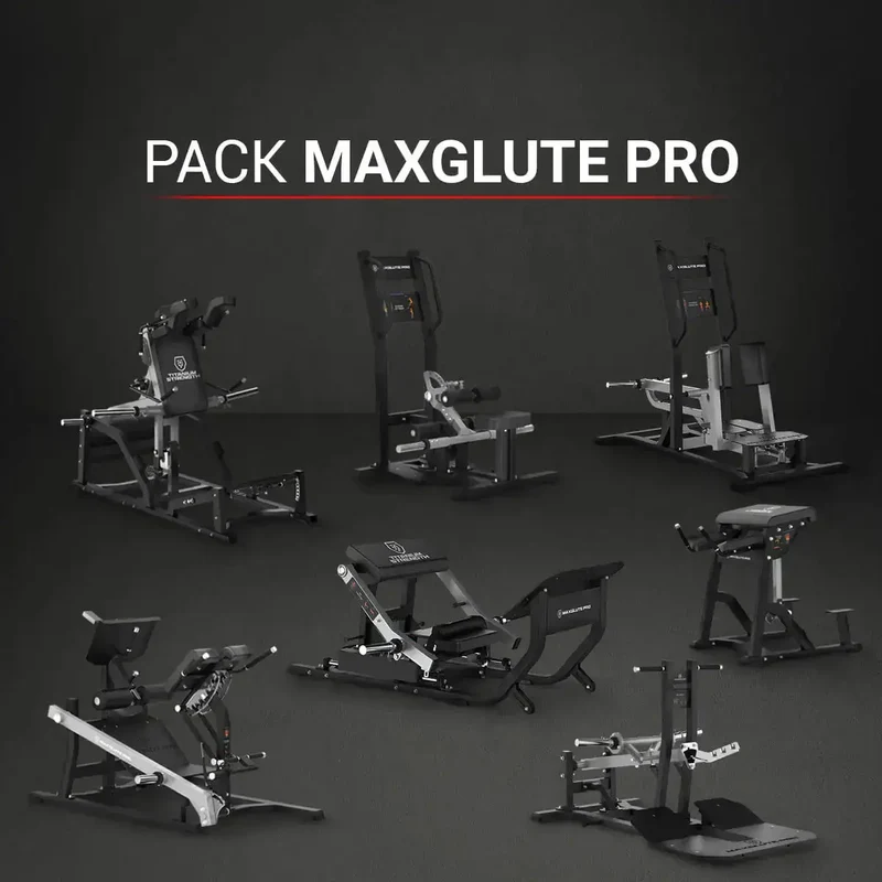 7 Stück Hebemaschinen für Beine und Gesäß – Kommerzielle Fitnessgeräte Titanium Strength MaxGlute Pro