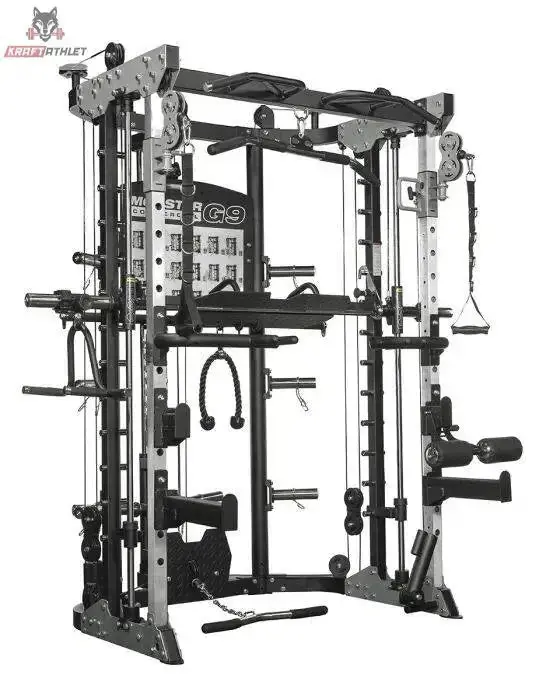 G9 All-In-One Trainer - Smith Machine, Multifunktionstrainer, Rack und Beinpresse Force USA