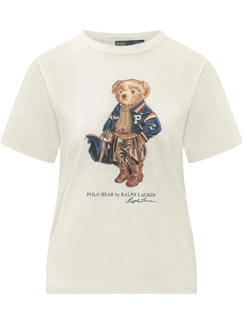 T-shirt con Orso Stampato