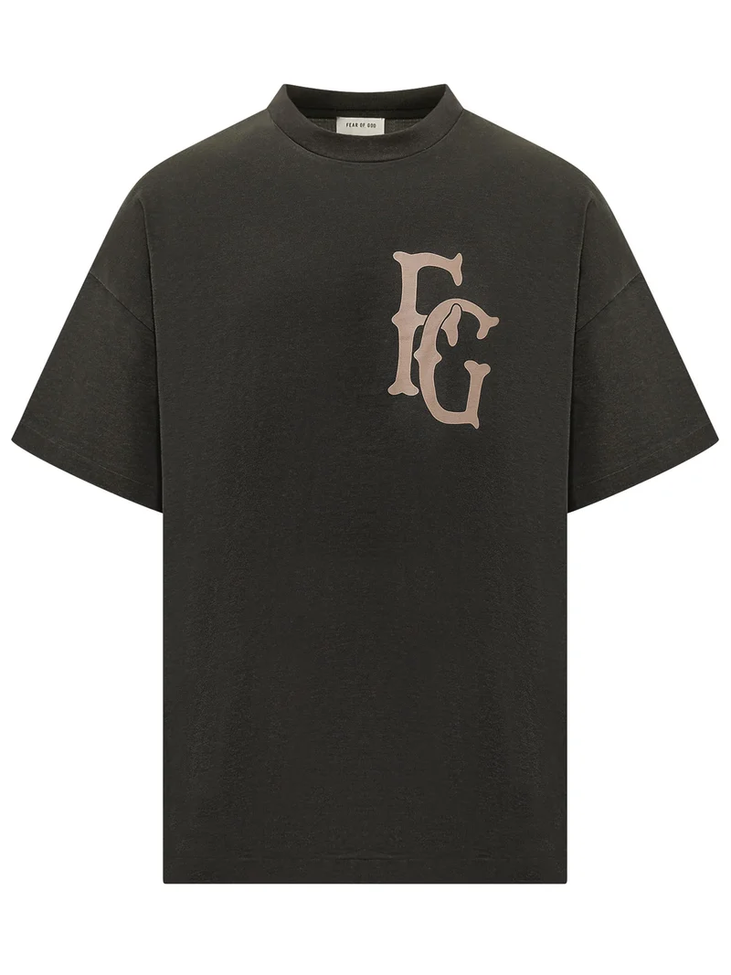 T-shirt con Stampa Logo Frontale