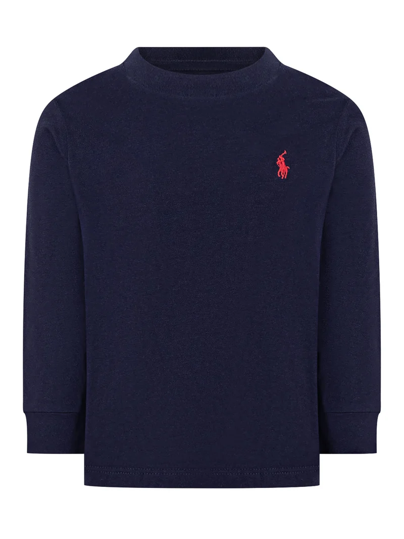 T-shirt a Maniche Lunghe con Logo