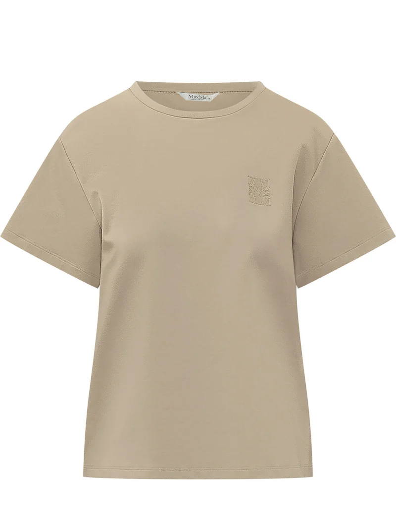 T-shirt con Logo Ricamato