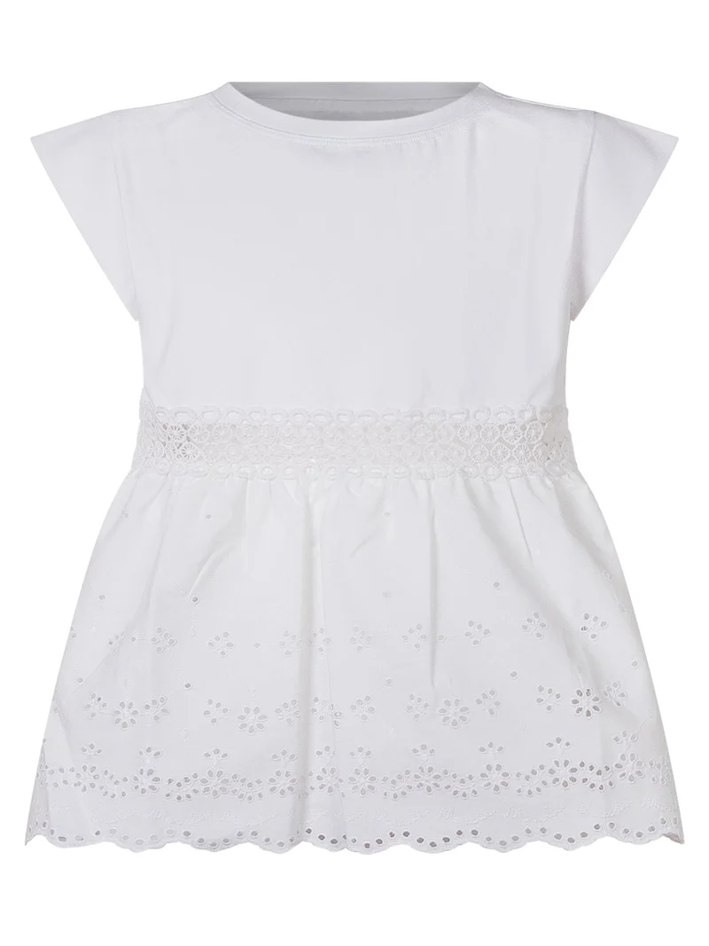 T-shirt con Sangallo