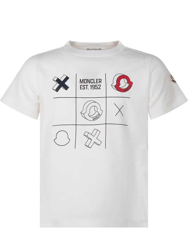 T-shirt con Grafica Geometrica