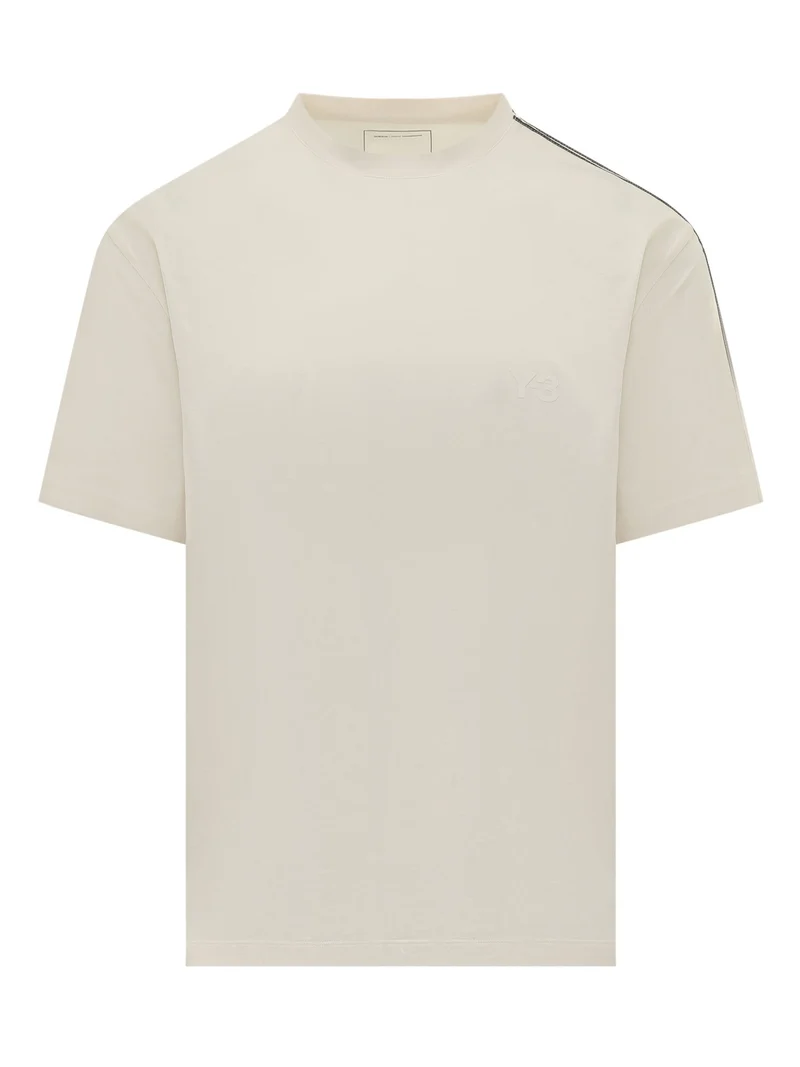 T-shirt con Bande sulle Spalle