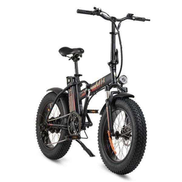 Smartway M1X Fat Bike Pieghevole Elettrica Matt Black