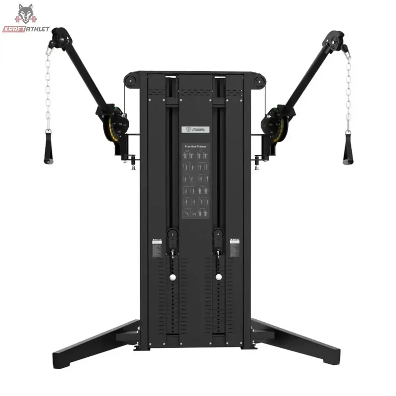 Dual Cable Cross - Multifunctional Double Pulley Titanium Strength Black Series
