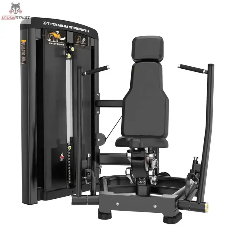 Selektorisierte Unilaterale Vertikale Brustpresse Titanium Strength Genesis Series