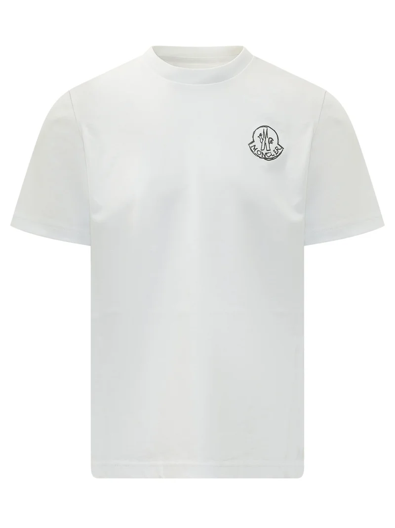 T-shirt con Logo sul Petto