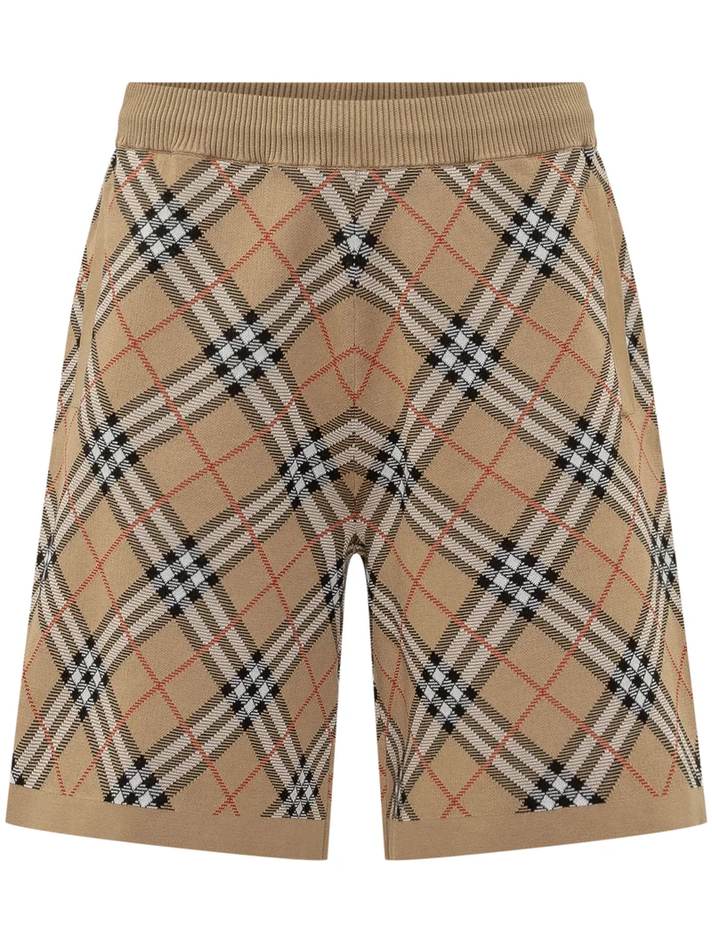 Shorts Gawain con Motivo Check