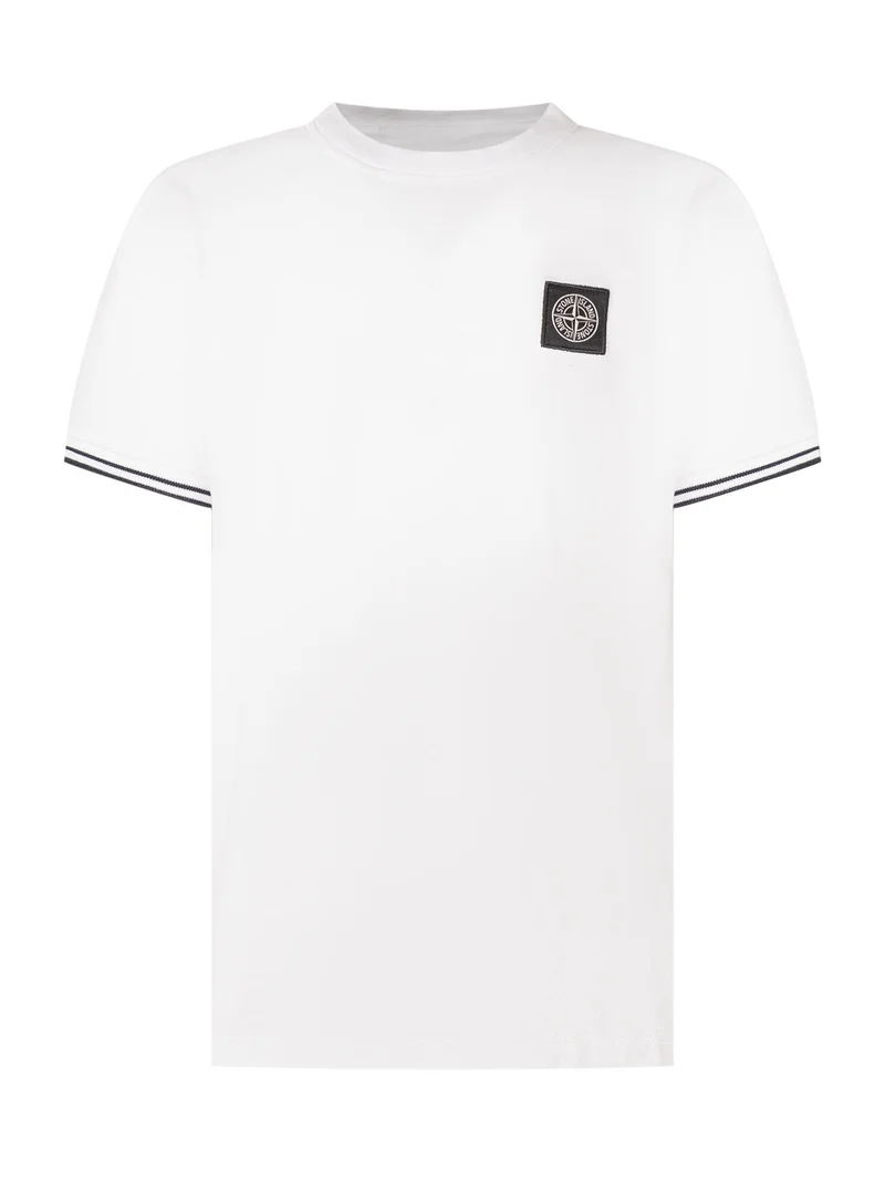 T-shirt con Logo Applicato