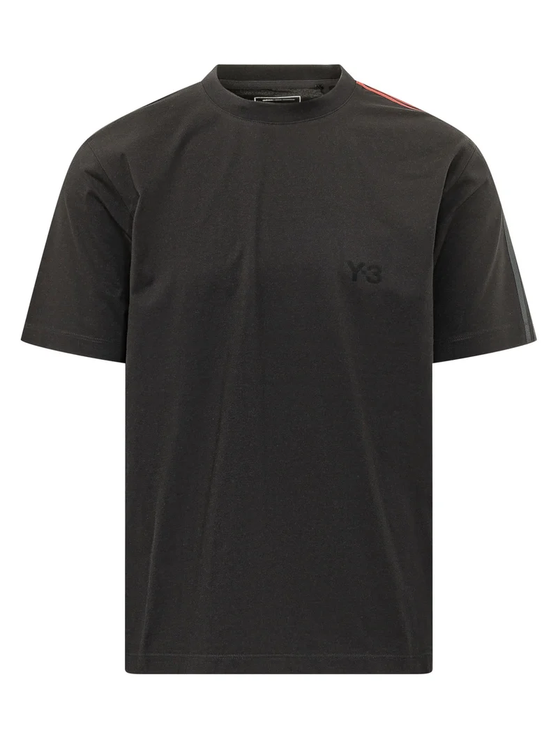T-shirt Girocollo con Bande