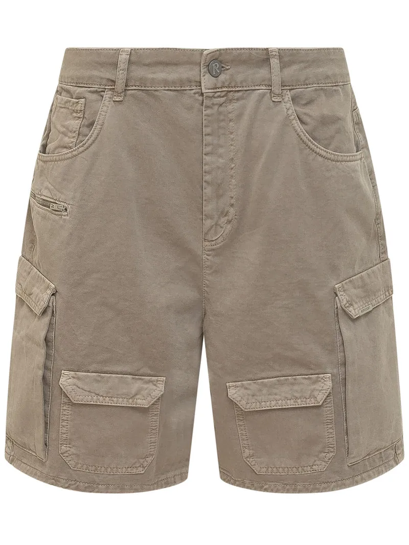 Bermuda Cargo con Tasche Applicate
